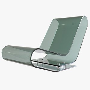 3D model lcp lounge chair