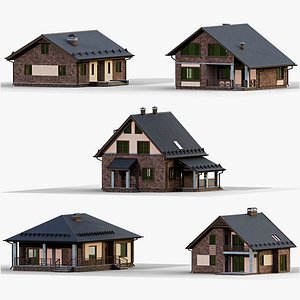 3D model gameready house 2