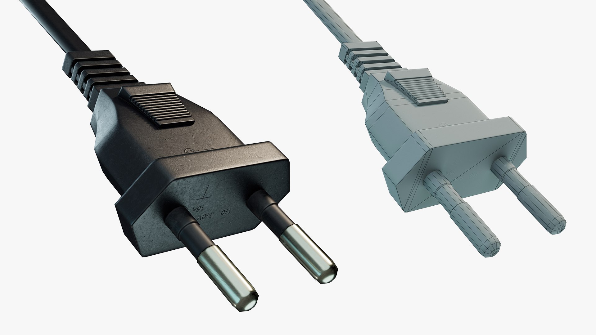 Power Plug Type C 3D Model - TurboSquid 2276253