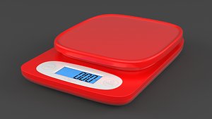 Digital Kitchen Scale 3D model
