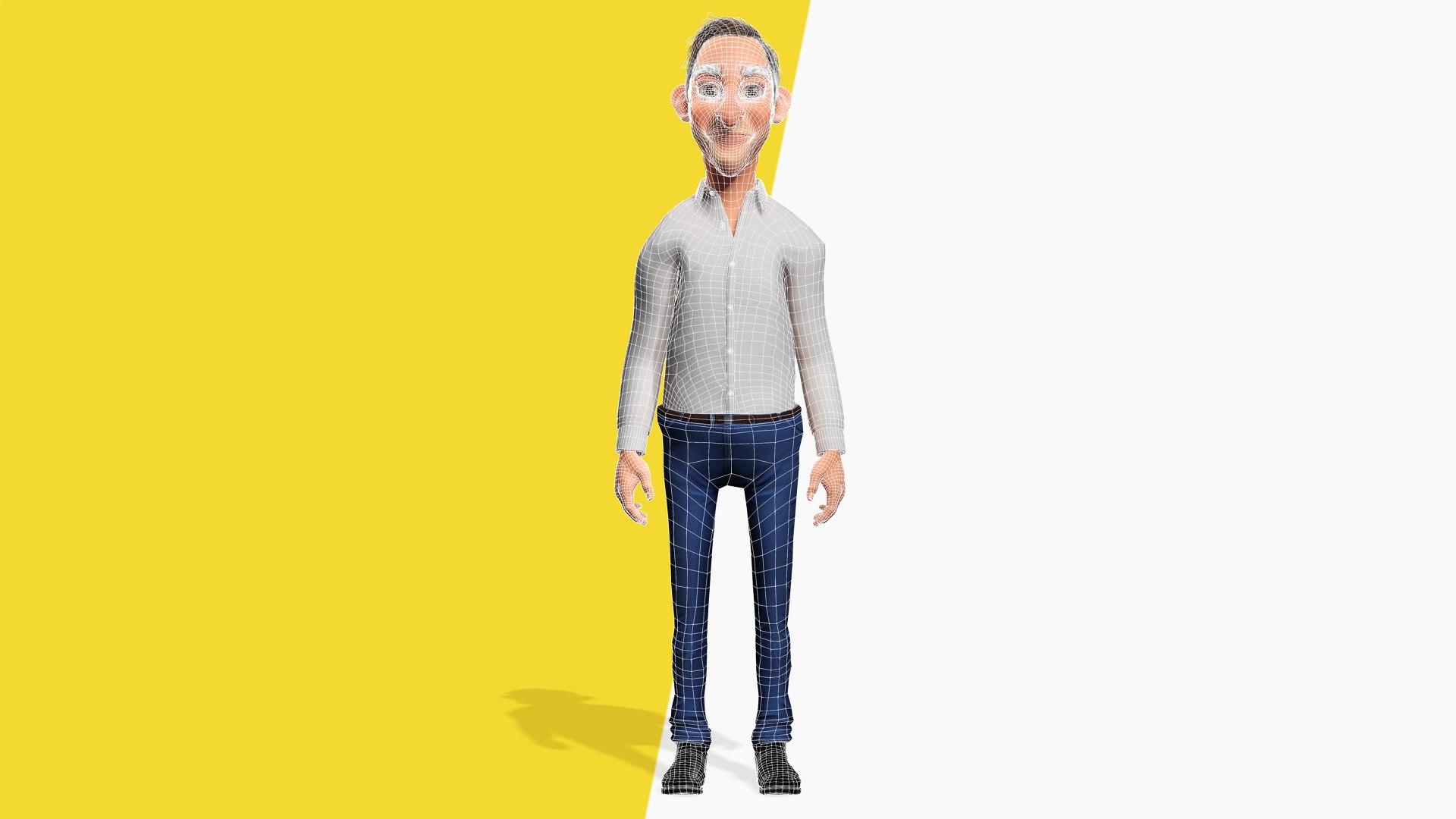 Quirky and Cheerful Rigged Toon 3D Smiling Man 3D model https://p.turbosquid.com/ts-thumb/4R/EraHXn/4X/wire1/png/1743203321/1920x1080/fit_q87/8c0117912fb97abc24e75a7da3ae3c342f690667/wire1.jpg