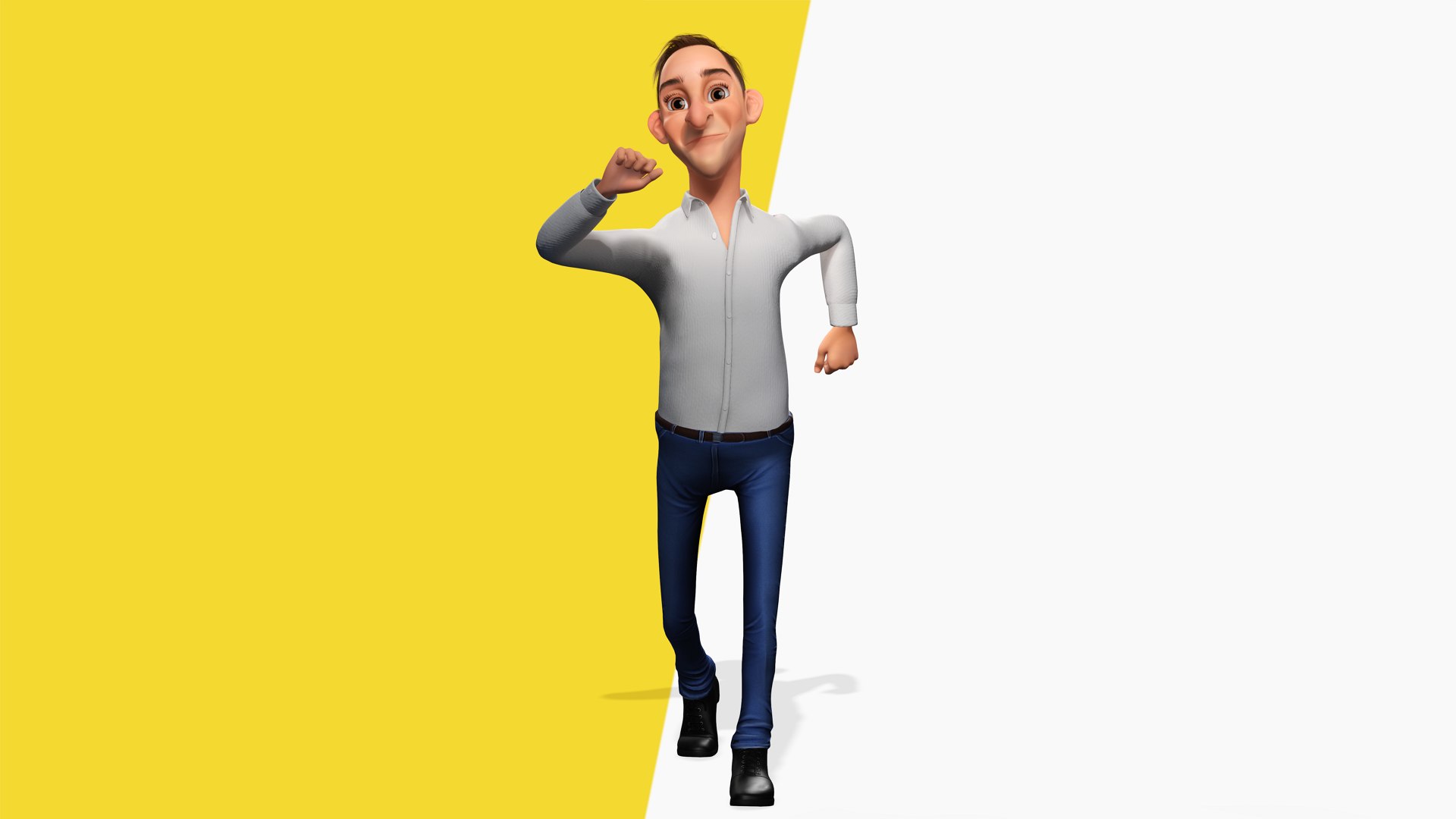 Quirky and Cheerful Rigged Toon 3D Smiling Man 3D model https://p.turbosquid.com/ts-thumb/4R/EraHXn/75/7/png/1743203295/1920x1080/fit_q87/36a4888275c226c5e61e1895d1f4276def78086d/7.jpg
