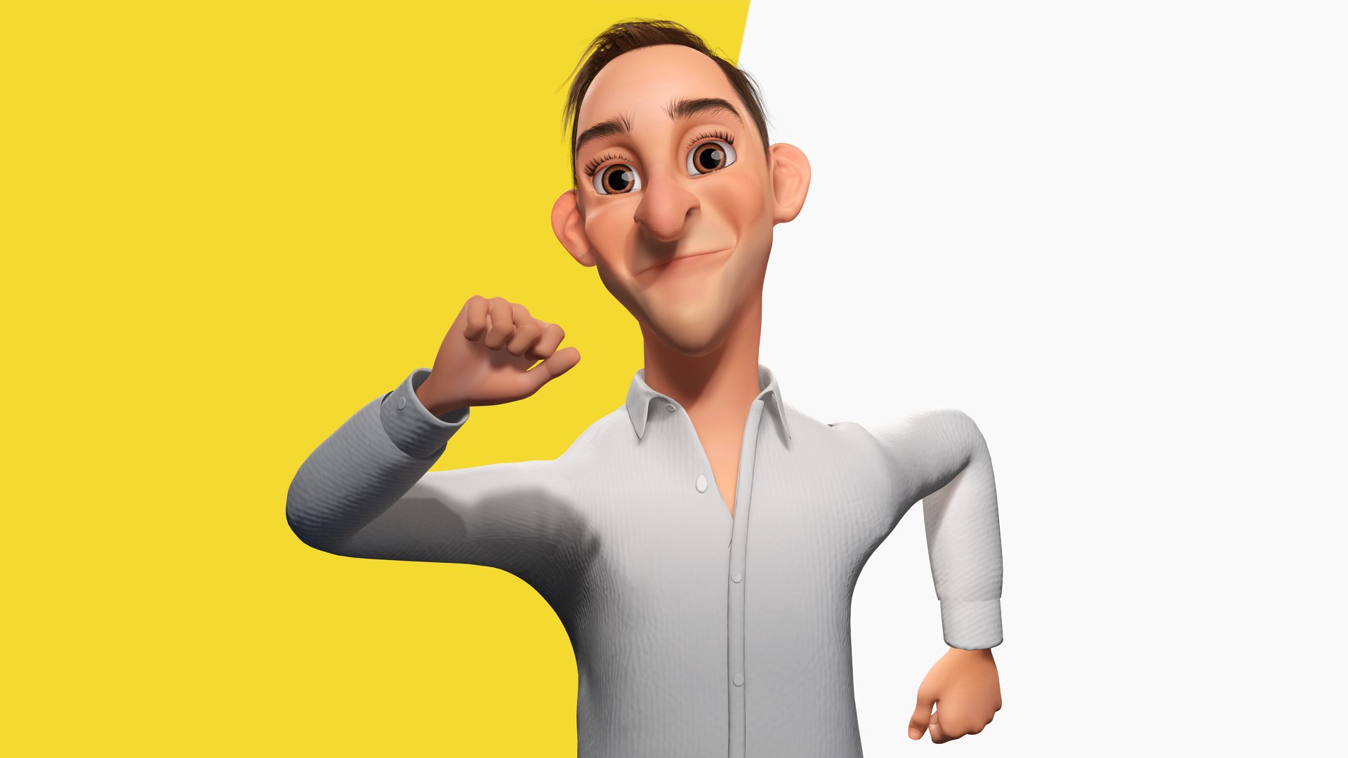 Quirky and Cheerful Rigged Toon 3D Smiling Man 3D model https://p.turbosquid.com/ts-thumb/4R/EraHXn/wi/8/png/1743203297/1920x1080/fit_q87/8d9f97382f7af8104228f5d034af55812e323cf6/8.jpg
