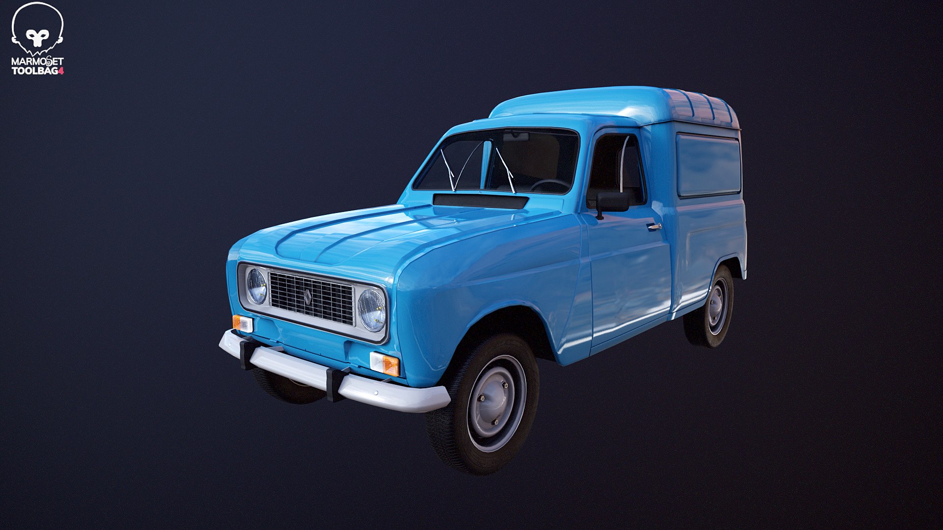 Renault 4 Van 3D Model - TurboSquid 2208411