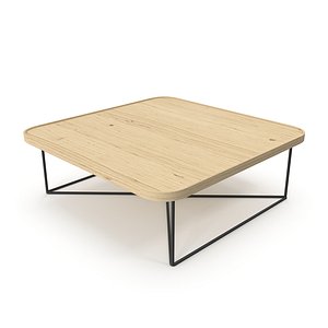 PORTER COFFEE TABLE SQUARE 3D
