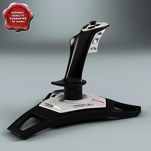 3d model logitech joystick freedom