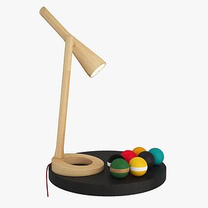 3D Wooden Desk Lamp 07