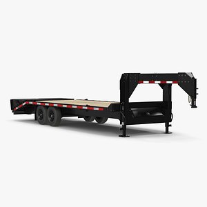 Flat Bed Gooseneck Pickup Trailer