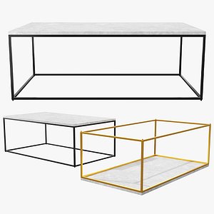 Streamline Coffee Table - Marble