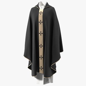 Black Gothic Chasuble