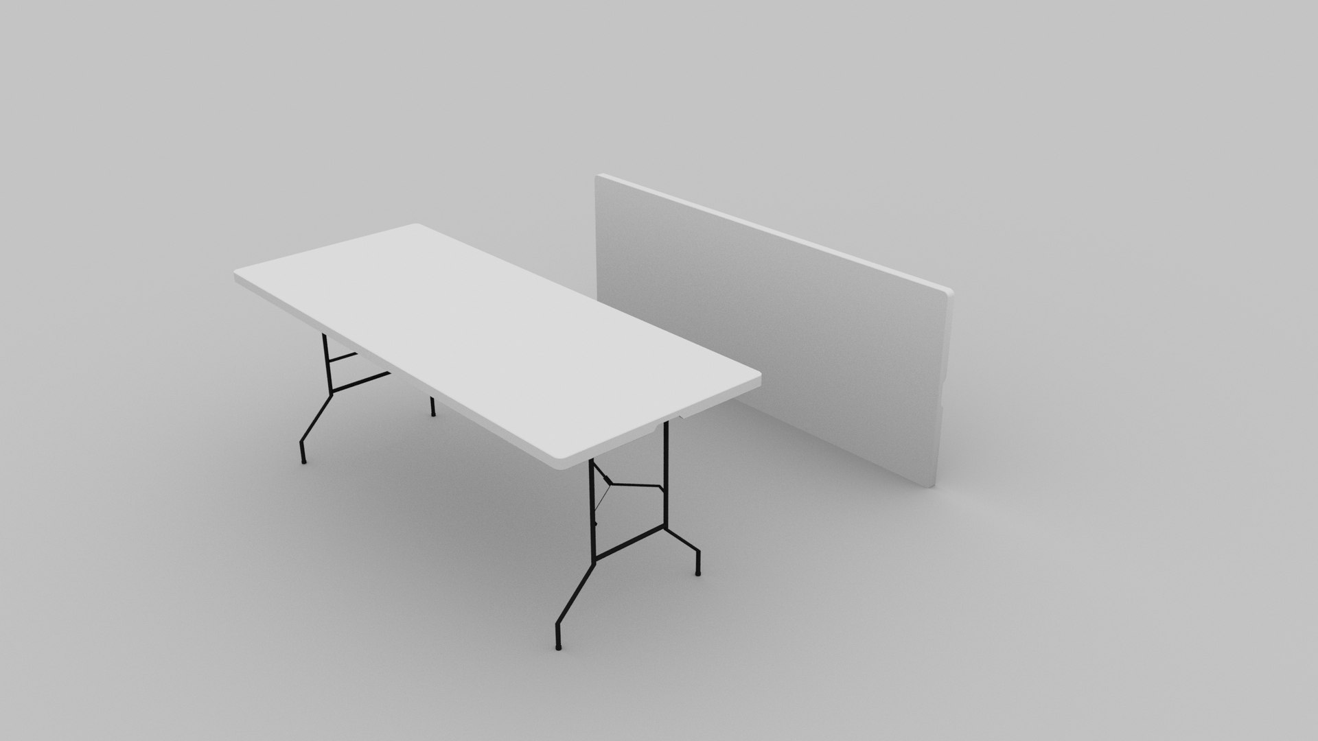 Folding Table Model - TurboSquid 2352991
