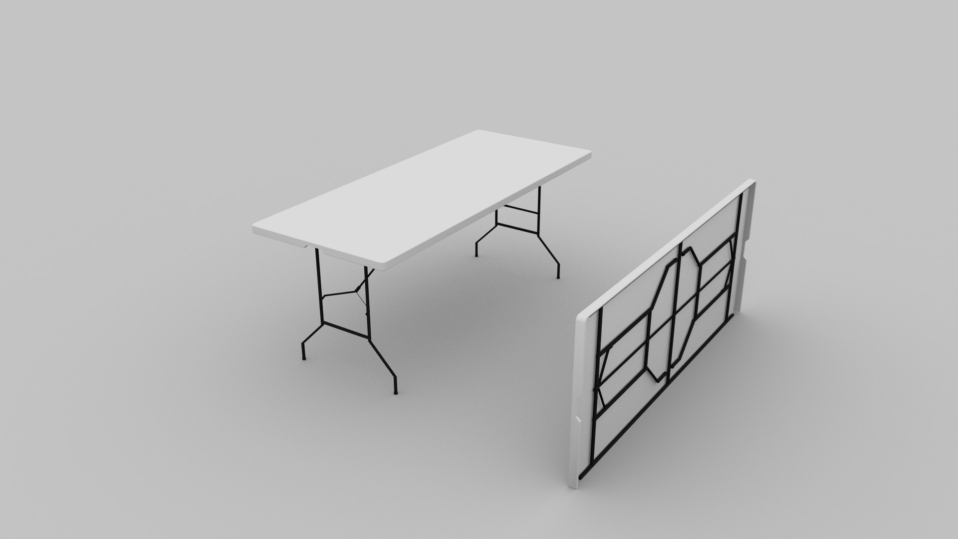 Folding Table Model - TurboSquid 2352991