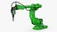 Robotic Arm for Precision Drilling Green 3D model