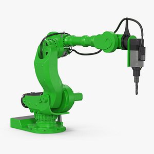 Robotic Arm for Precision Drilling Green