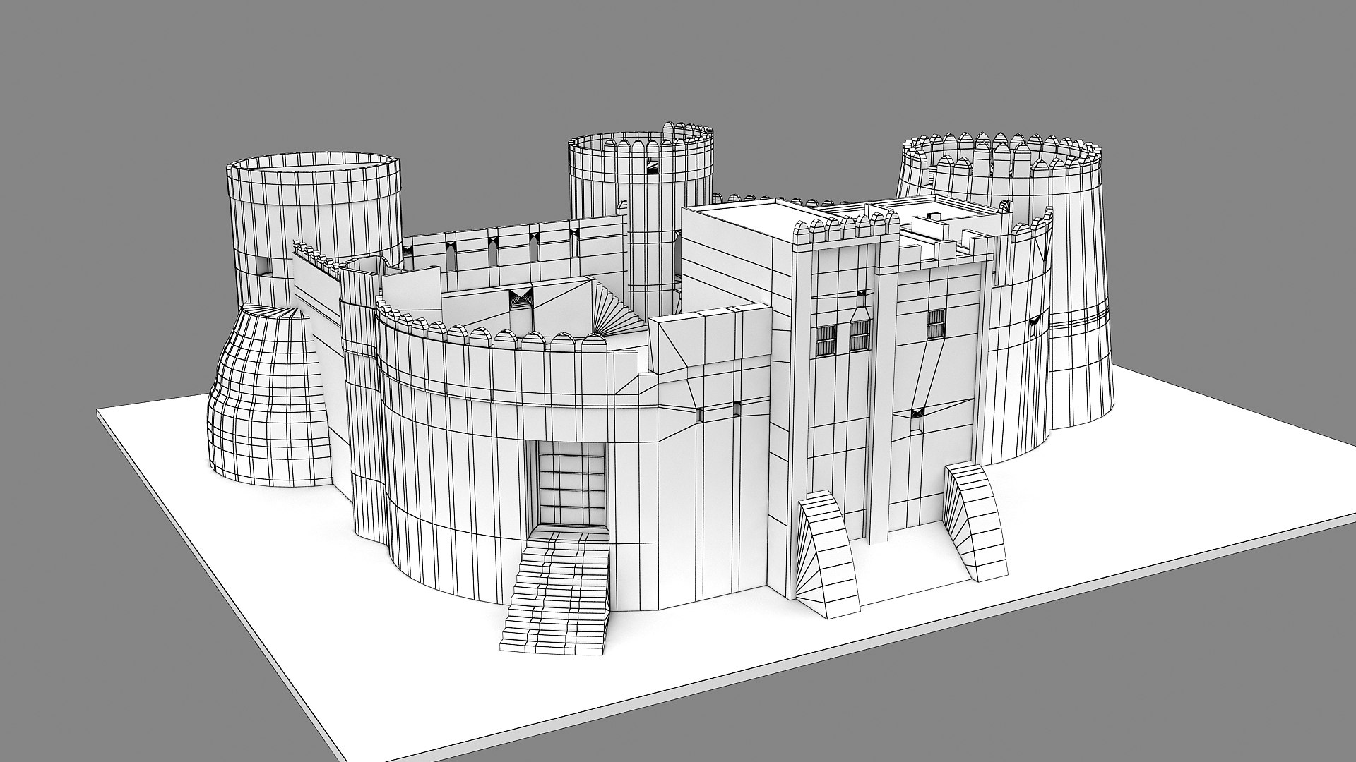 3D model Fujairah Fort UAE https://p.turbosquid.com/ts-thumb/4R/byBQkD/9x/wire_000005/jpg/1678095258/1920x1080/fit_q87/74e38b5481c7f525588bb9bff113566e506ef069/wire_000005.jpg