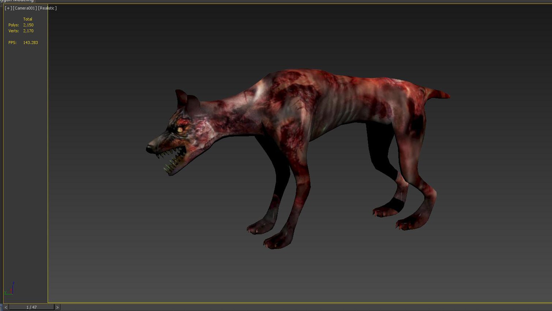 Zombie Dog 3D TurboSquid 2001569