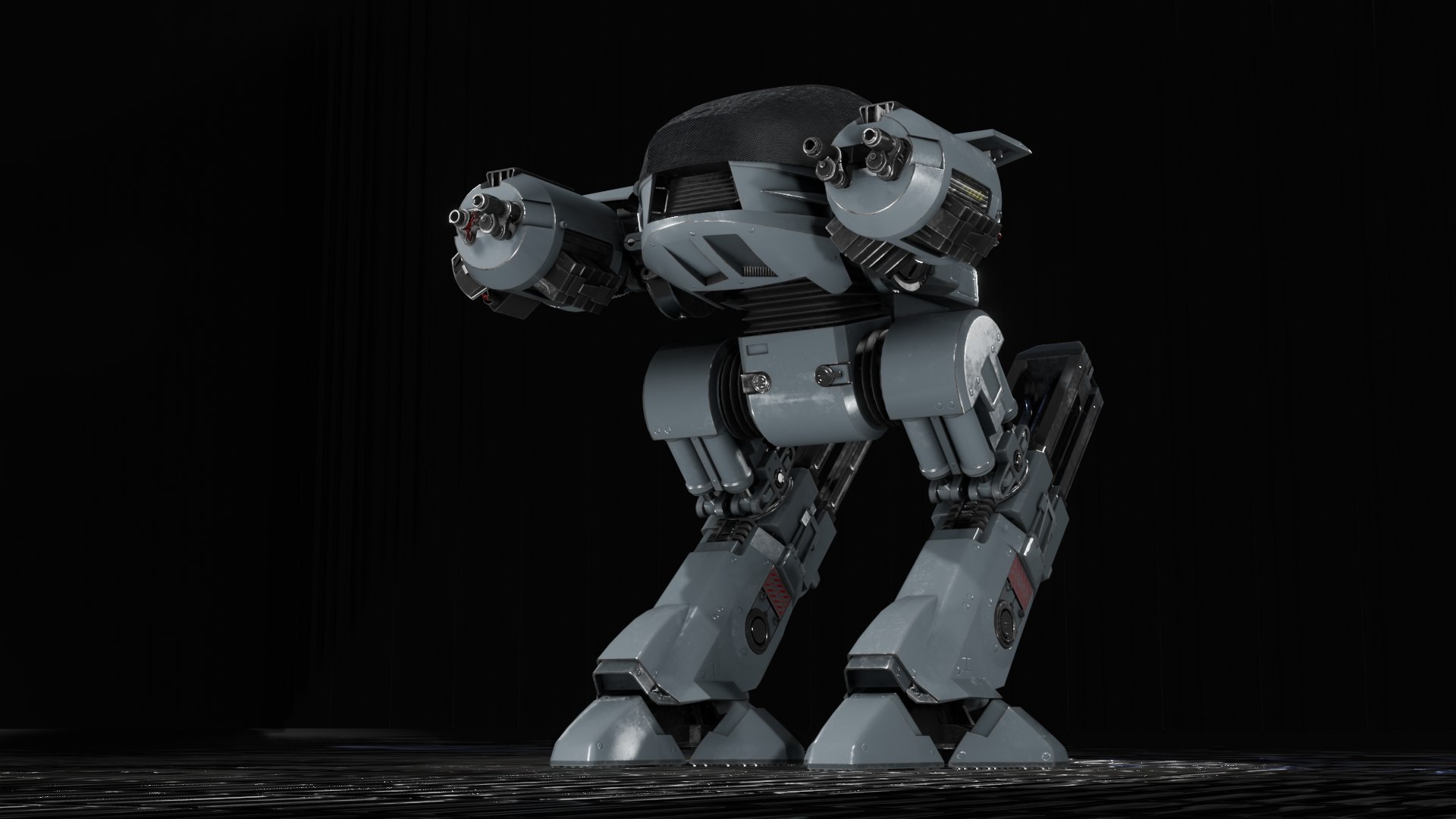 ED209 model https://p.turbosquid.com/ts-thumb/4R/ctYdv9/ao/3/png/1712460669/1920x1080/fit_q87/c9167389639ce274ad8b97ccf7811cc2c8f1463f/3.jpg