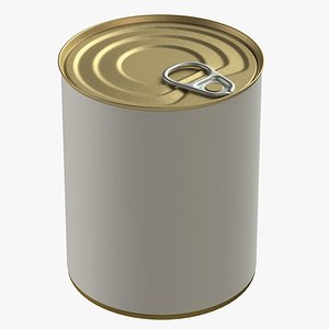 canned food tin 3D