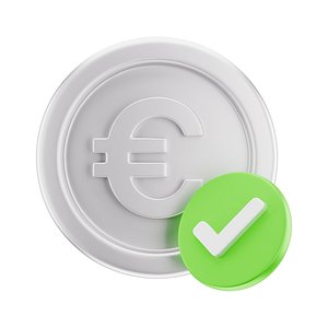 Coin Euro Success Icon