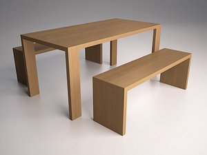 3d model modern table