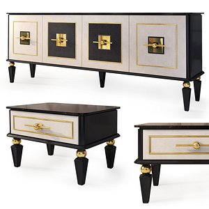 3D tvstand monet