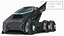 Fantastic Hi-Tech Truck Black Rigged