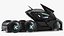 Fantastic Hi-Tech Truck Black Rigged