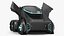 Fantastic Hi-Tech Truck Black Rigged