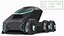 Fantastic Hi-Tech Truck Black Rigged