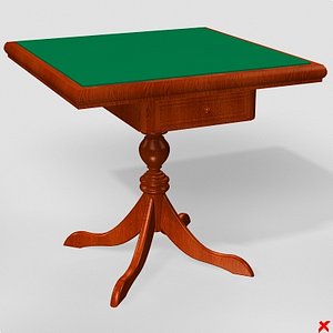 3d table card