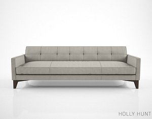 holly hunt montgomery sofa 3d model