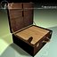 wooden suitcase