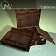 wooden suitcase