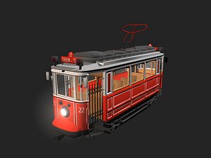 3d nostalgic tram istanbul