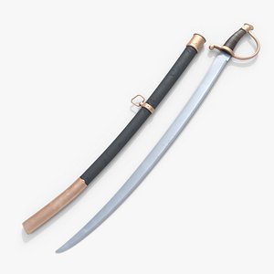 saber 1885 sabre 3D model