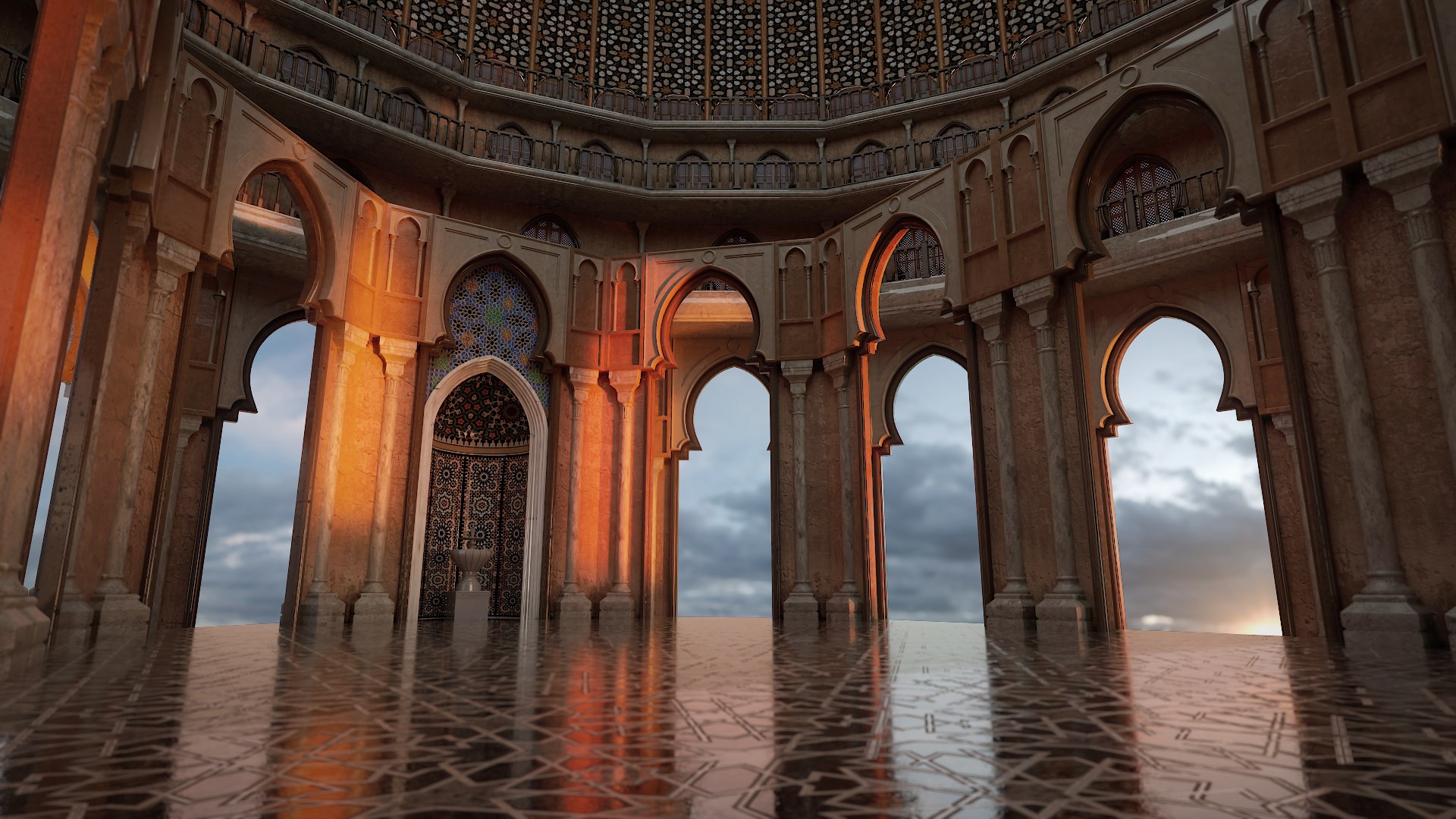 Arabic Islamic Dome 3D https://p.turbosquid.com/ts-thumb/4S/1bYpDP/Kh/arabicislamicdome04/png/1723743161/1920x1080/fit_q87/a72b62778173a689bd4f9452c7b9ef1d75f286f8/arabicislamicdome04.jpg