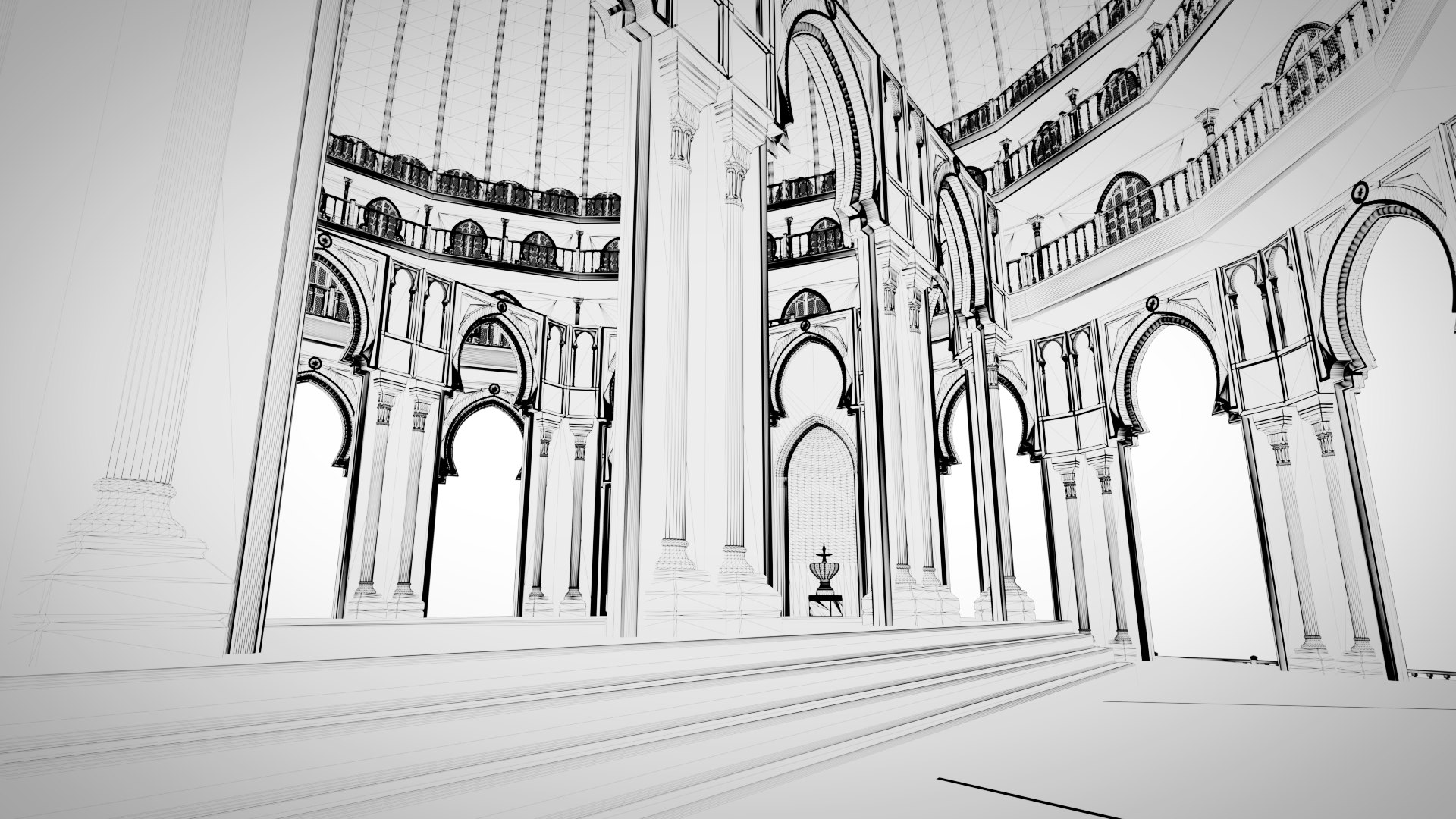 Arabic Islamic Dome 3D https://p.turbosquid.com/ts-thumb/4S/1bYpDP/O4/arabicislamicdomewir06/png/1723743236/1920x1080/fit_q87/157498f06735cc455c5380726d0514c40c408c1c/arabicislamicdomewir06.jpg