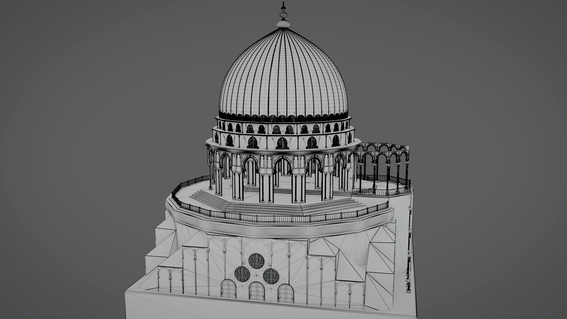 Arabic Islamic Dome 3D https://p.turbosquid.com/ts-thumb/4S/1bYpDP/VA/wireframe360/png/1723743420/1920x1080/turn_fit_q99/52fc0a09a85cce2325d2bab9c33ac2c46e0df74c/wireframe360-1.jpg