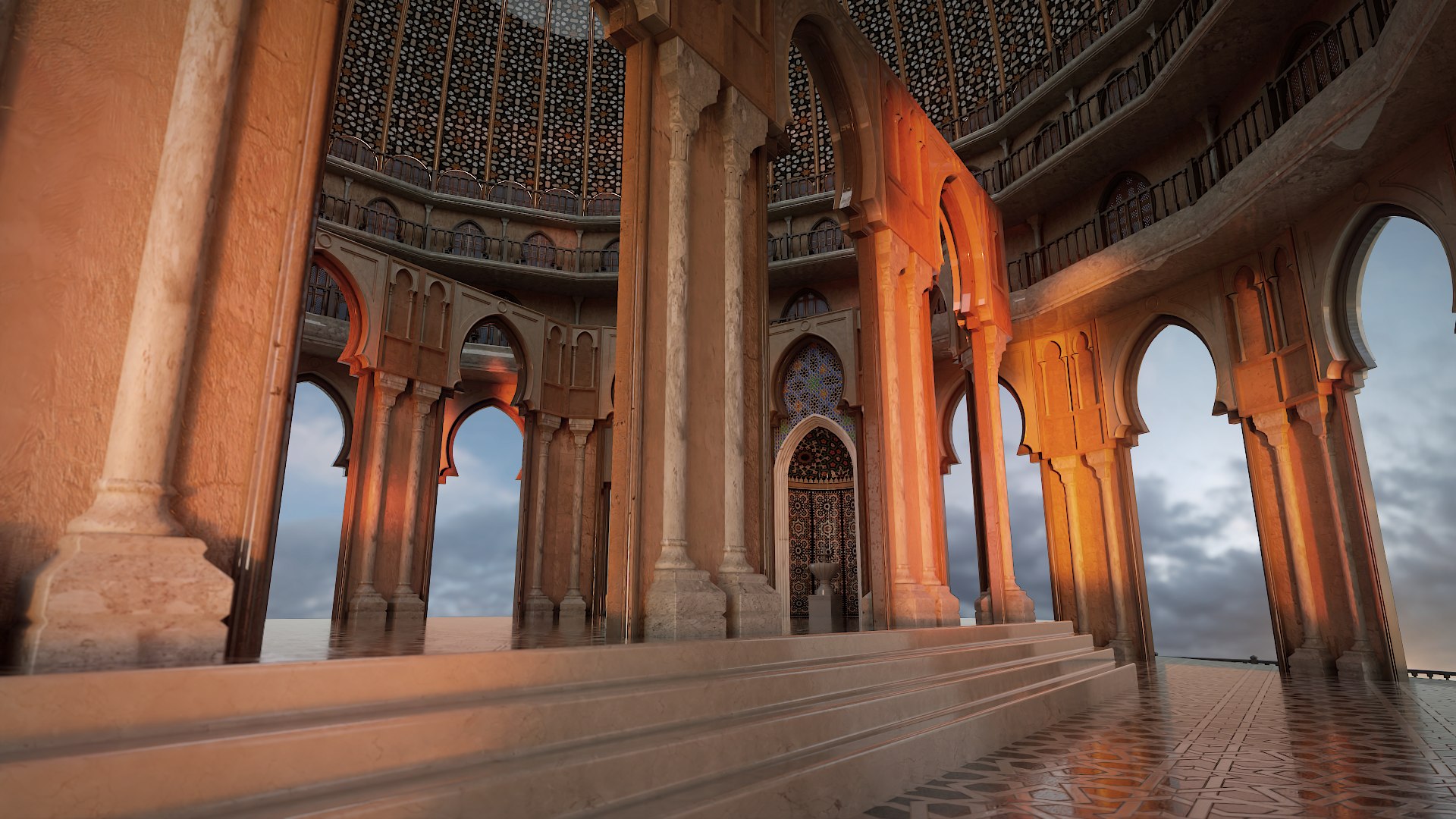 Arabic Islamic Dome 3D https://p.turbosquid.com/ts-thumb/4S/1bYpDP/VW/arabicislamicdome06/png/1723743168/1920x1080/fit_q87/6243cc84284b24dca1b8f065af561d11f8cf0b92/arabicislamicdome06.jpg