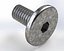 3D model flat cylindrical screw M4-8mm