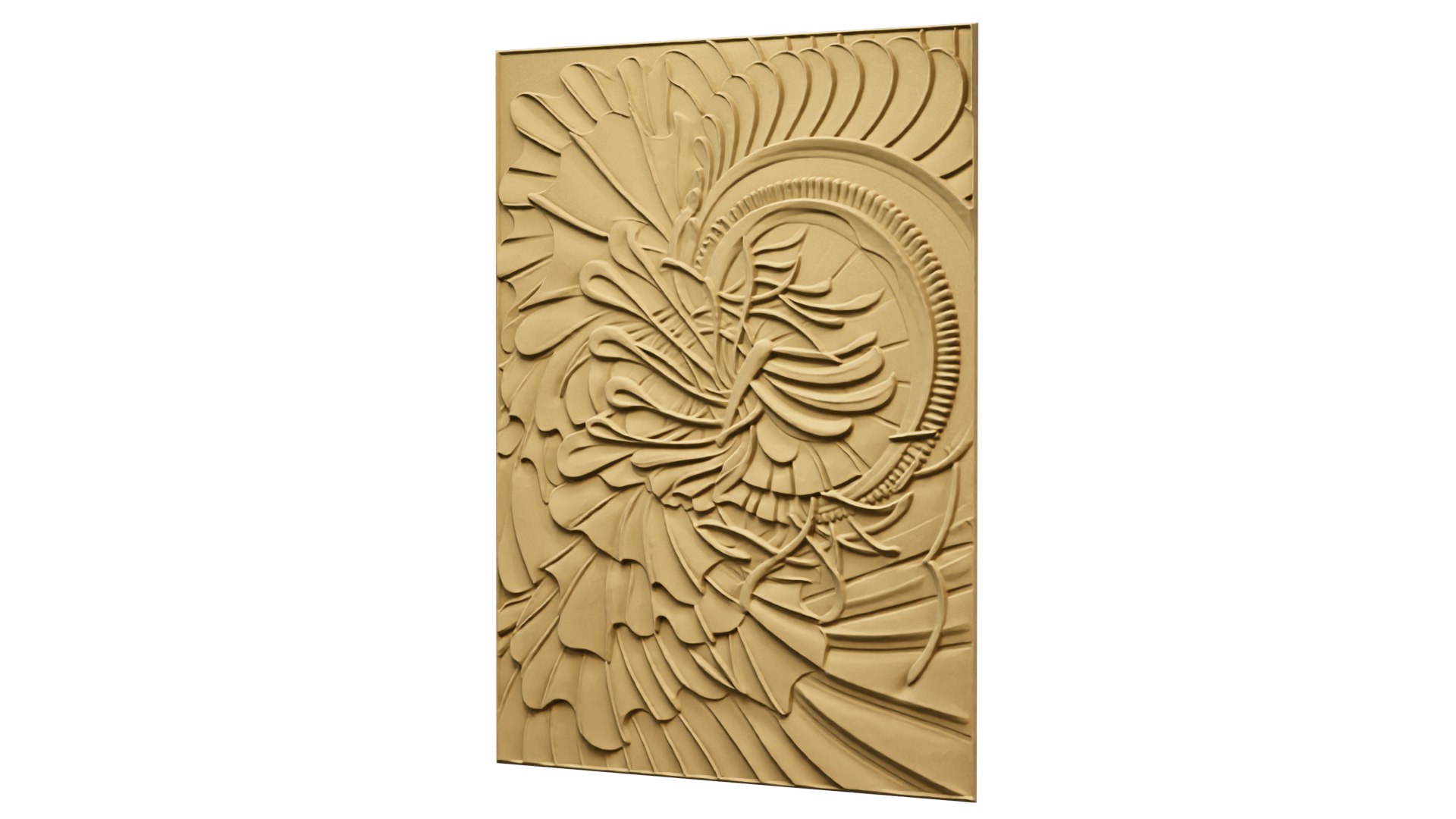 3D Modern Panel Wall Decor Set Relief Stl Mural CNC 291 Model ...