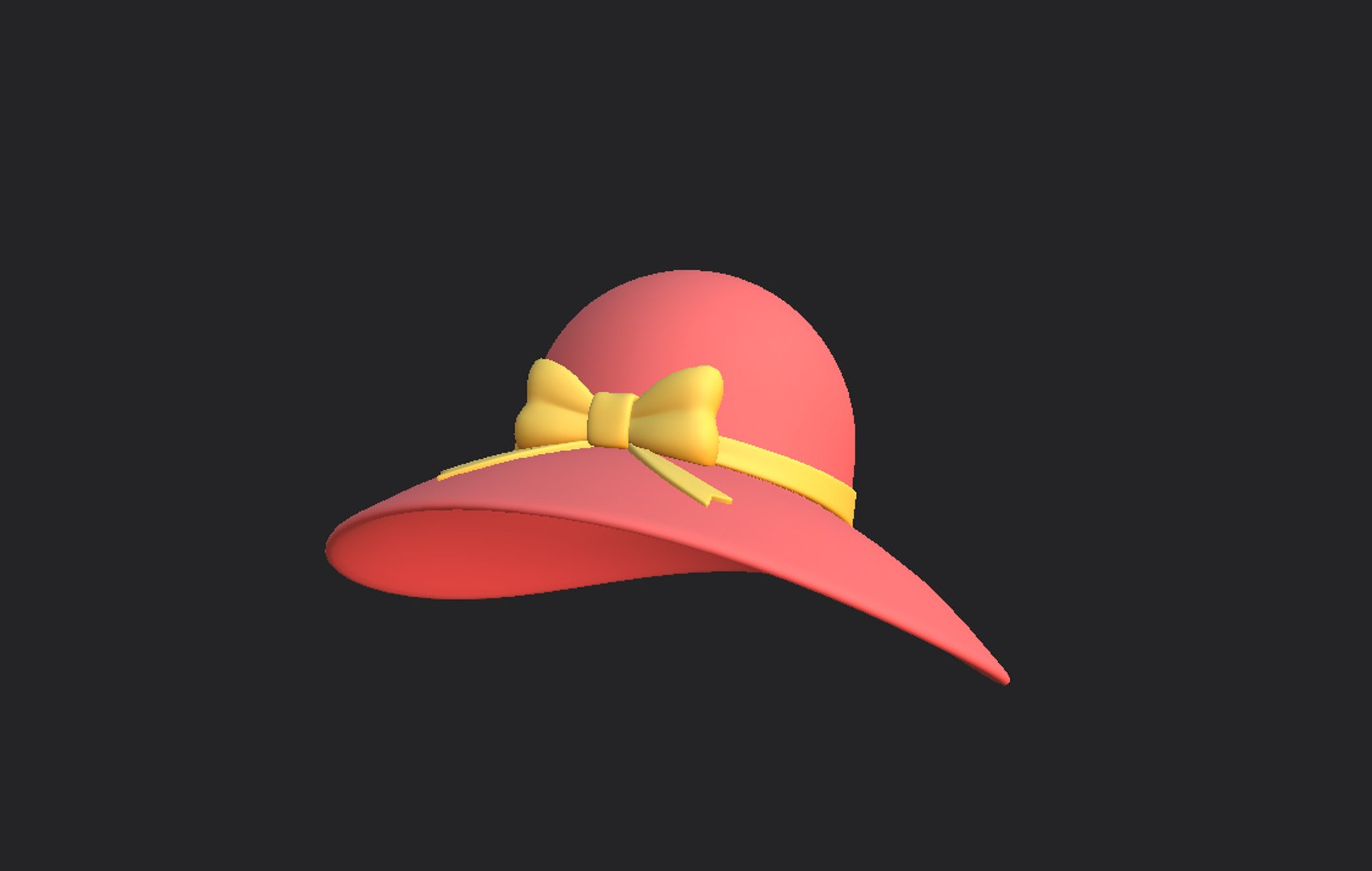 pink sun hat 3D model https://p.turbosquid.com/ts-thumb/4S/9FPd1K/OB222Ypy/010/jpg/1599812600/1920x1080/fit_q87/863cc611e71a703816d94c5328f37b2a26cd4c57/010.jpg