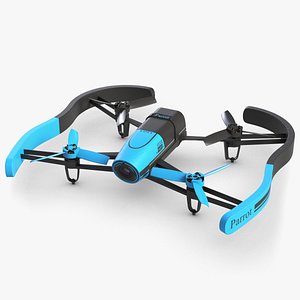 Parrot Bebop Drone Blue With Bumper