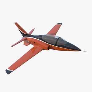 3d sport aircraft viperjet rigged model