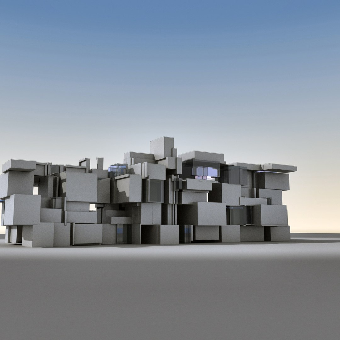 Modern Building Obj