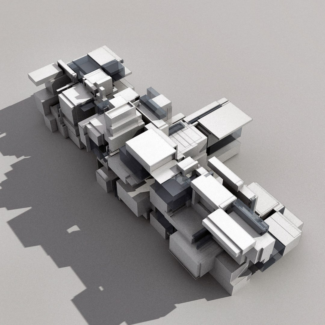 Modern Building Obj