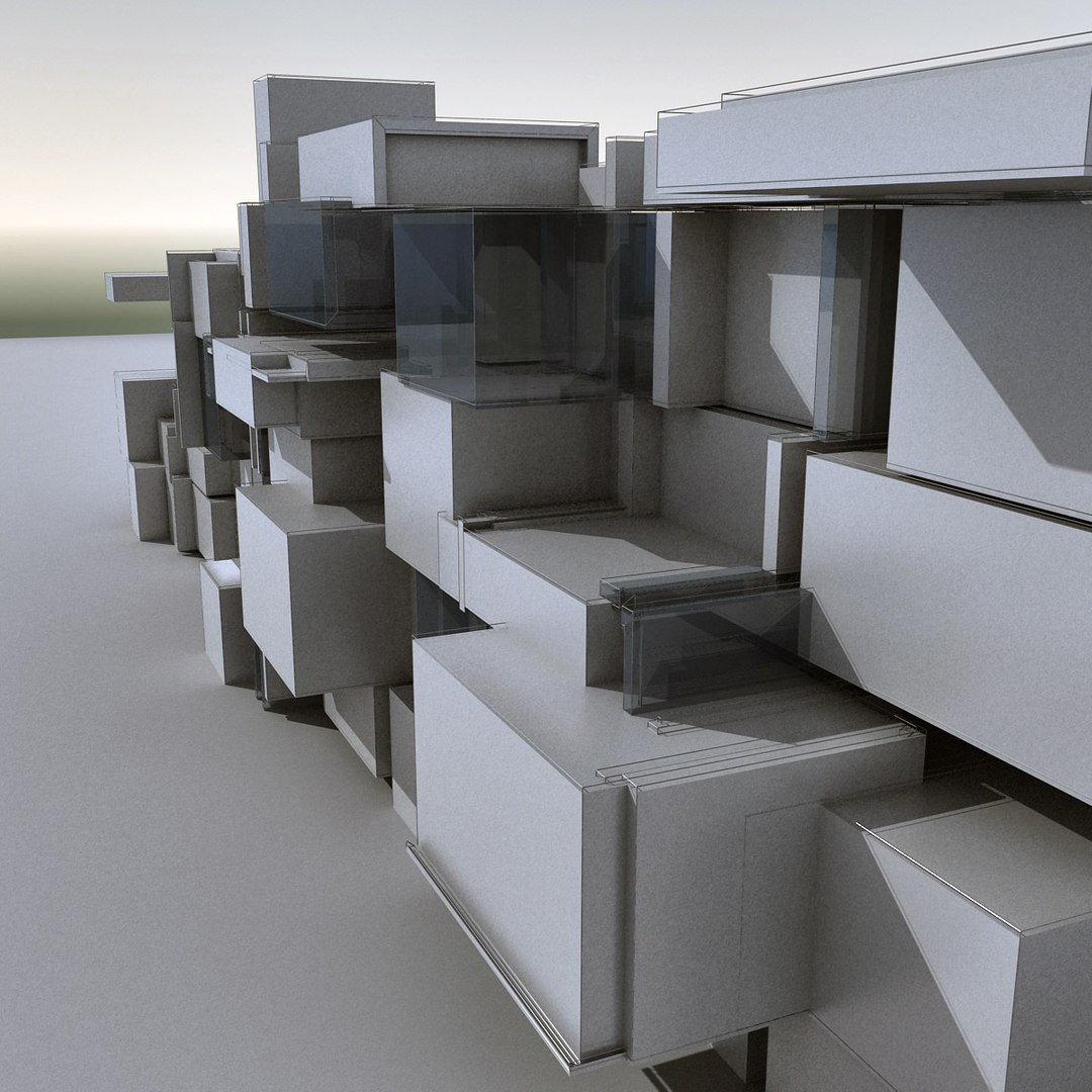 Modern Building Obj