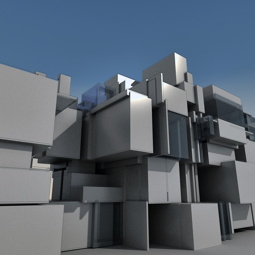 Modern Building Obj