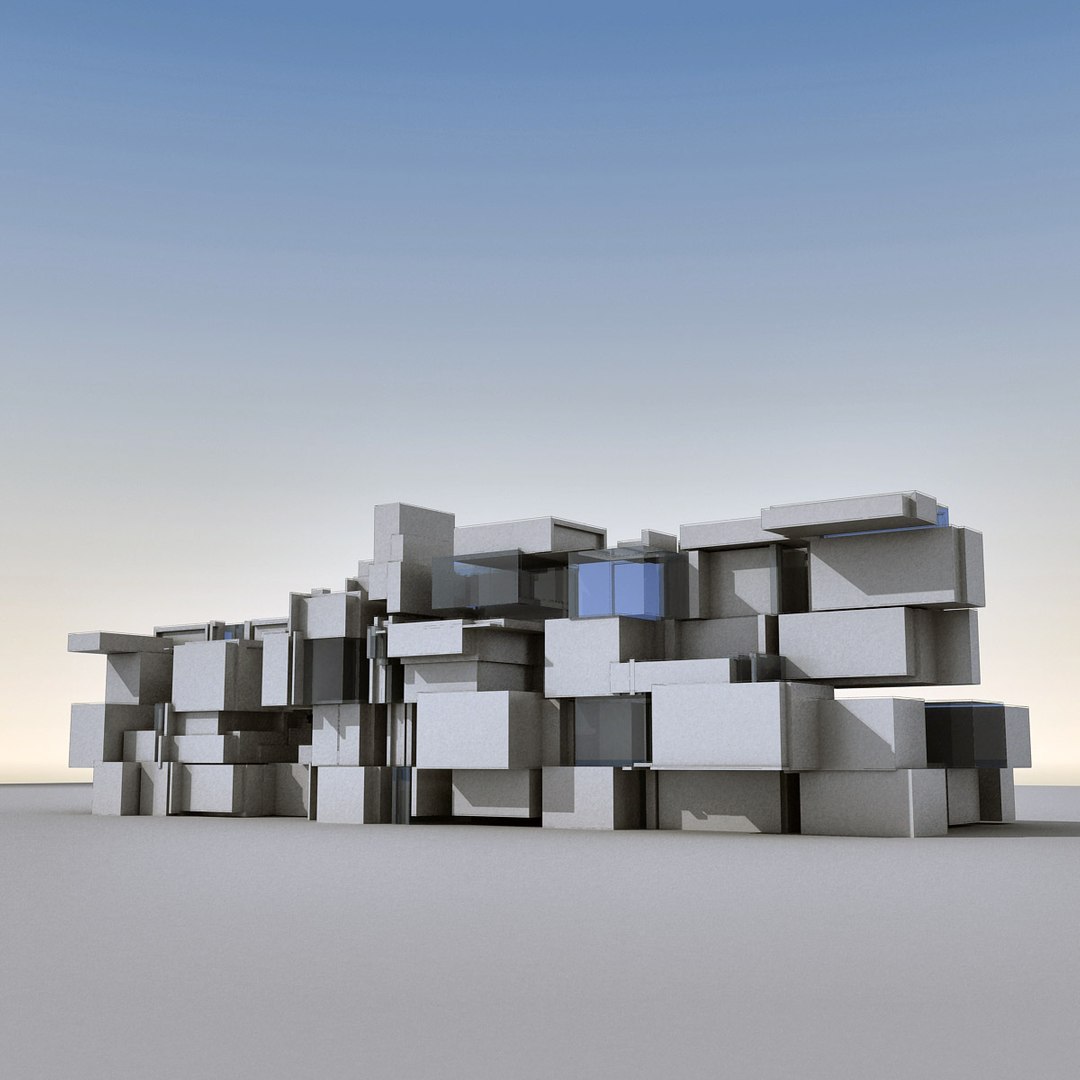 Modern Building Obj