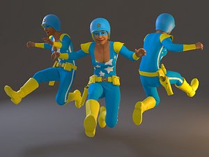 3D model female cosplay bcc 2130